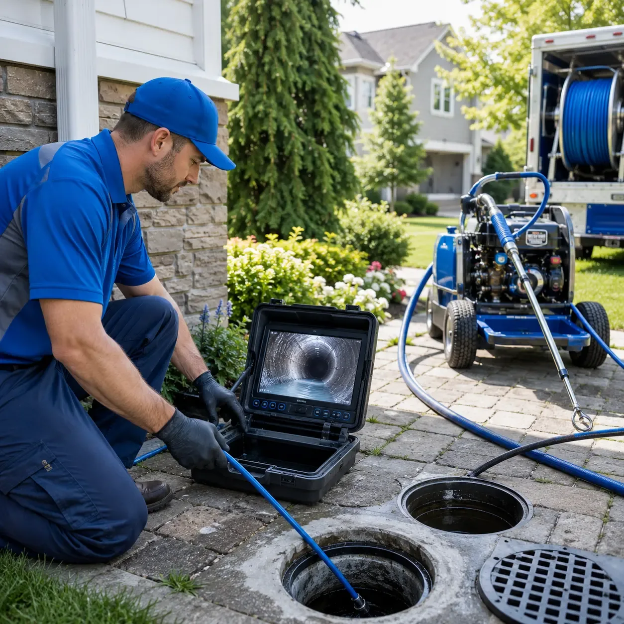 Outdoor drain cleaning professionals serving Berlin, PA